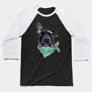 Cool dog with tattoos Baseball T-Shirt